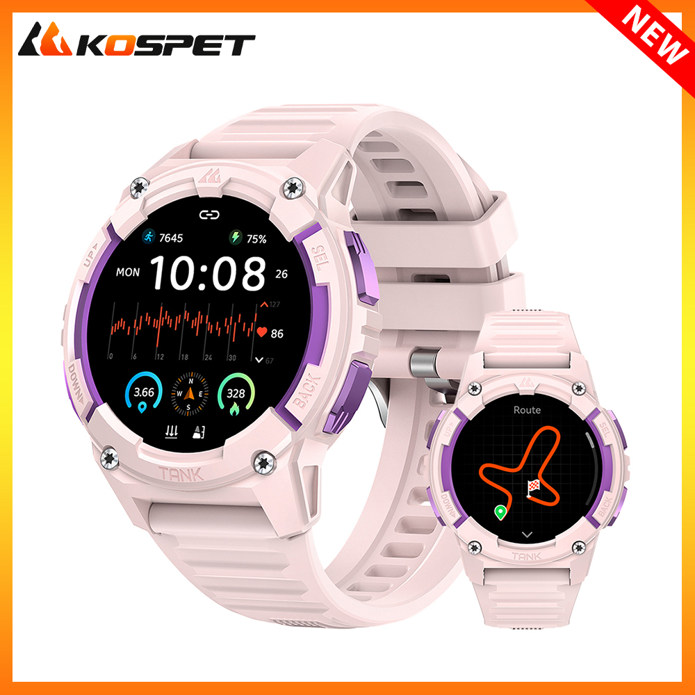 Smartwatch Watches For Women With Gps - KOSPET TANK S2 GPS Smart Horloges