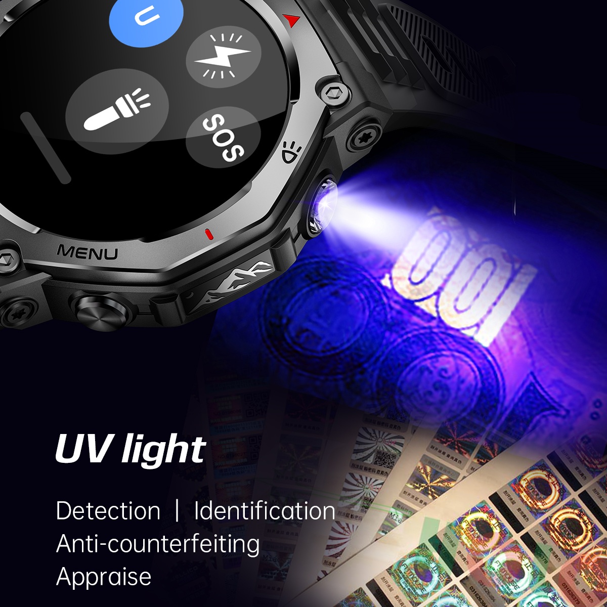 Voor Android IOS Nieuwe AMOLED - Watch Vs Smartwatch recensie en prijs